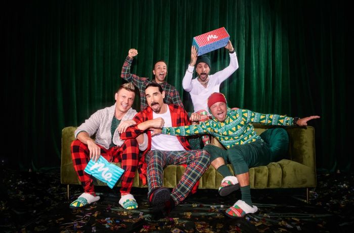 Los Backstreet Boys muestran calzoncillos navideños - Espectáculos